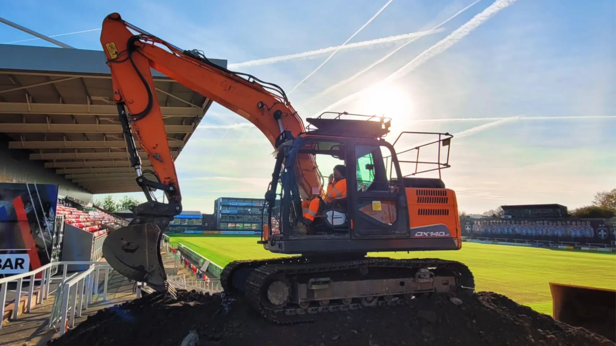 The redevelopment of the North Stand